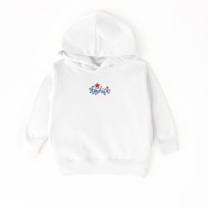 The Juniper Shop Embroidered America Stars Toddler Hoodie - 1 of 3