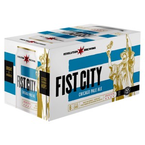 Revolution Fist City Chicago Pale Ale Beer - 6pk/12 fl oz Cans - 1 of 4
