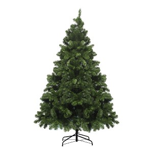 YARDSIGHT 6ft Full Fir Hinged Artificial Christmas Tree, Unlit Holiday Decoration with 480-Tips for Home, Office, and Party - 1 of 4