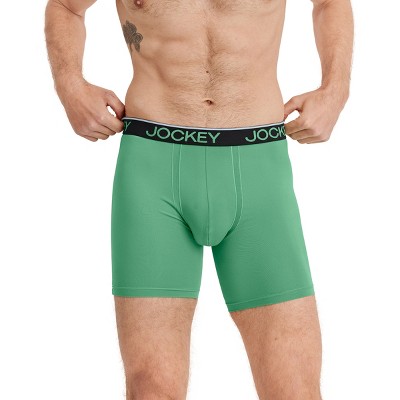 Jockey Men's Chafe Proof Pouch Microfiber 6" Boxer Brief