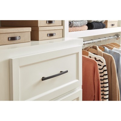 Black Bronze 6-5/16 Inch Modern Bar Pull