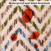Small Throw Rug for Bedroom Kitchen Entryway - Boho Vintage Non-Slip Washable Mat, Oriental Soft Stain Resistant Low Pile Carpet - 3 of 4