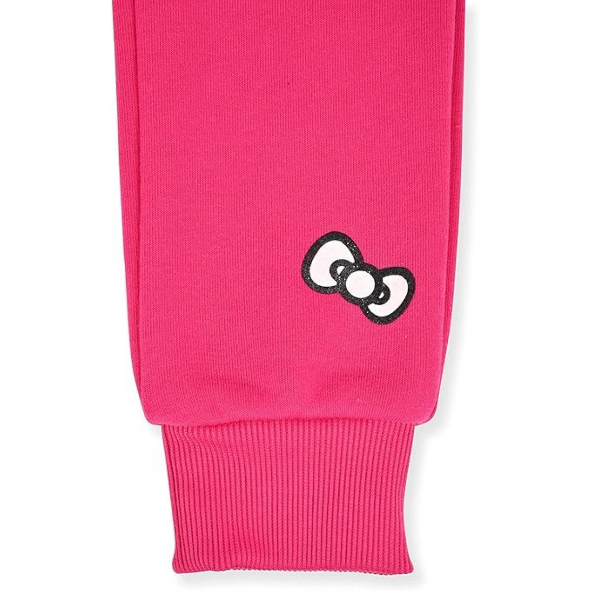 Hello Kitty Little Girls' 2-Piece Fleece Crew Neck Sweatshirt and Jogger Set - thumbnail 5
