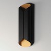 ET2 Lighting Folio 2 - Light Wall Light in  Black/Gold - 4 of 4