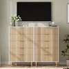Dresser, Modern 5 Drawer Dresser for Bedroom with Gold Handle and Large Drawer, Wood Double Chest of Drawers and Storage Organizer - 2 of 4