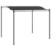 vidaXL Canopy Set of 2 Anthracite, Black Steel, Polyester Large - 2 of 4