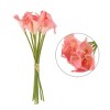 Unique Bargains Household Room Ornament Elegant Wedding Calla Lily Artificial Flowers Bouquet 10 Pcs - 4 of 4