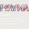 Junior's Design By Humans Grandmother Loves Grandogs Pawma By littlesenh1 T-Shirt - 2 of 2