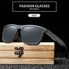 Anna-Kaci Men's Wooden Frame Polarized Sunglasses - UV400 Protection - 4 of 4