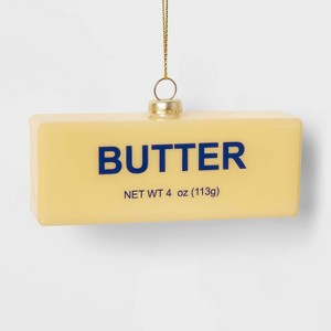 Glass Butter Christmas Tree Ornament - Wondershop™: Novelty Kitchen Decor, Indoor Use - 1 of 3