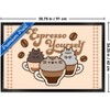 Trends International Pusheen: Patisserie - Espresso Yourself Framed Wall Poster Prints - 3 of 4