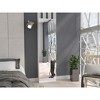 TiramisuBest Xl Shoe Rack, Mirror, Five Interior Shelves, Single Door Cabinet,Black - 2 of 4