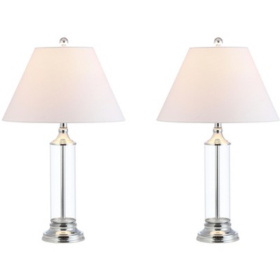 JONATHAN Y Astor Glass LED Table Lamp