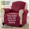 Collections Etc Reversible Spill Resistant Quilted Furniture Protector Cover with Ties - Covers Seat Bottom, Seat Back and 2 Seat Arms - 4 of 4