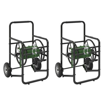 Suncast Steel 200-ft Cart Hose Reel in the Garden Hose Reels department at