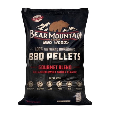 Bear Mountain BBQ 100% Natural Hardwood Pellets for Smokers and Outdoor Grills