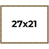 PosterPalooza | Textured Gold Picture Frame - UV Acrylic, Backing Board, Hanging Hardware Included - 3 of 4