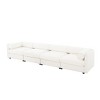 Modular Sectional Sofa with Storage, Cylindrical Backrest and Armrests Deep Comfortable Seating,Durable and Supportive for Living Room - 4 of 4