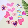 Sequin Star Heart Iron On Patches Clothing Embroidered Sewing Repair Hot-fix Garment Bag Shoes Backpack Hat DIY Decoration - 2 of 4