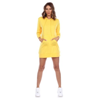 Mustard best sale hoodie dress