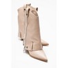 Lola - Beige Zip Pointed Toe Heel Boot (Women) | Prologue Shoes - 2 of 4