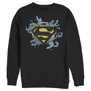 Men's Superman Logo Broken Chain Sweatshirt - 1 of 3