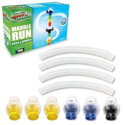 Marble Genius Marble Run Pipes & Spheres Accessory Add-on Set - 10 Pieces  Total, With Instruction App Access : Target