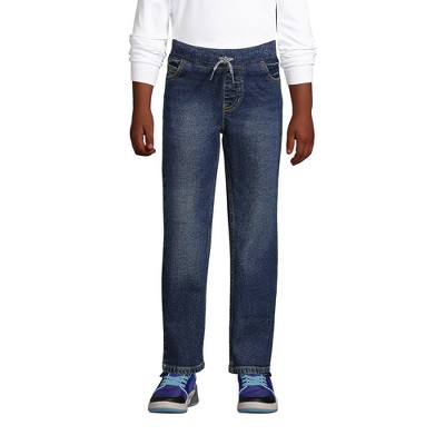 Lands' End Kids Iron Knee Stretch Pull On Jeans
