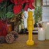 HGTV Home Collection Resin Christmas Themed Nut Cracker, Polyresin and Stone Powder, Yellow, 12in - 2 of 3