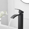 BWE Waterfall Single Hole Single Handle Bath Vessel Sink Faucet With Pop Up Drain Without Overflow - 4 of 4