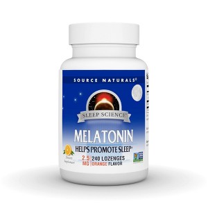 Melatonin 2.5mg Sublingual-Orange by Source Naturals, Inc.  -  240 Lozenge - 1 of 3