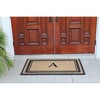 A1HC Rubber & Coir Flocked Doormat 30"x48", Anti-Shed, Heavy Duty for Front Door Monogrammed Mat - 4 of 4