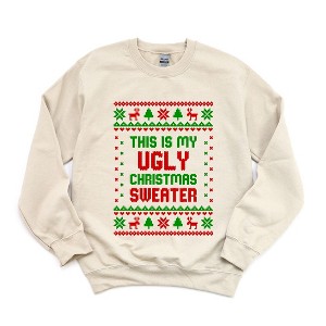 Simply Sage Market Women's Graphic Sweatshirt My Ugly Christmas Sweater - 1 of 4