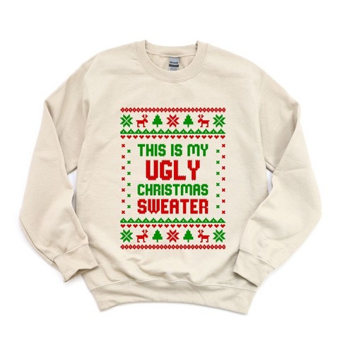 Simply Sage Market Women's Graphic Sweatshirt My Ugly Christmas Sweater - image 1 of 4