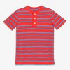 Primary Kids Heathered Henley in Stripe - 2 of 4