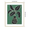 Amanti Art Jade Potted Palm I by June Erica Vess Wood Framed Wall Art Print - 4 of 4