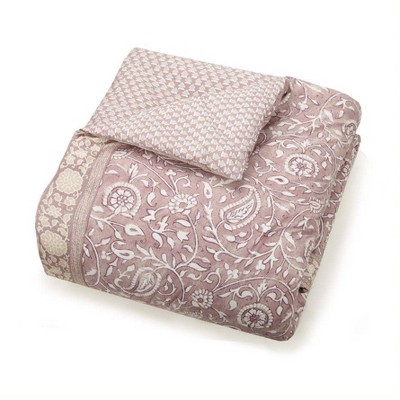Indigo Bazaar 5pc Queen Socorro Comforter & Sham Bedding Set Light Purple/Ivory: Embroidered, Machine Washable — фото 6