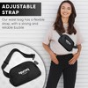 Urban Sombrero Kisma Designer Fanny Pack with Storage Organizer Pockets, Adjustable Waist Belt, Classic Black - 3 of 4