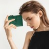 Clotth Womens Wallet - Slim RFID Blocking Bifold Wallet Minimalist PU Leather with Zipper Coin Purse | 10 Card Slots - 2 of 4