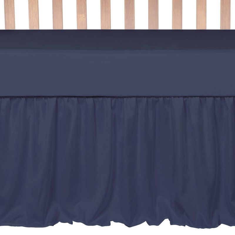 Trend Lab Simply Navy Baby Nursery Crib Bedding Set - 3pc, 5 of 9