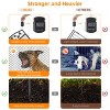 Artloge 5PCS Metal Black Garden Panels Heavy Duty Outdoor Decorative Fence 43'' Tall Animal Barrier Board Flower Bed Protector - 4 of 4