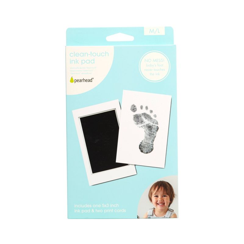 Pearhead Clean-Touch Ink Pad - Black - Baby - M/L, 1 of 11