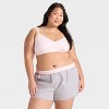 Women's Boxer Pajama Shorts - Wild Fable™ - 3 of 3