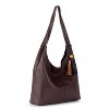 The Sak Huntley Hobo Bag in Leather, Double Strap Purse, Mahogany - 2 of 4