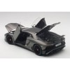 Lamborghini Aventador LP750-4 SV Grigio Titans/ Matt Grey 1/18 Model Car by Autoart - 2 of 4