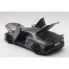 Lamborghini Aventador LP750-4 SV Grigio Titans/ Matt Grey 1/18 Model Car by Autoart - image 2 of 4