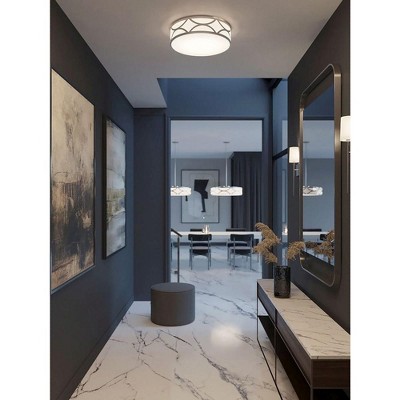 AFX Lake 1 - Light Flush Mount in  Painted Nickel