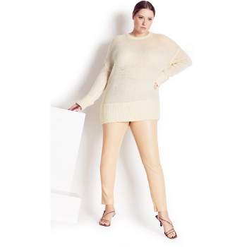 Women's Plus Size Scarlett Sweater - stone | REFINITY