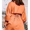 Women's High Waist Tie Back Dress - Fate - 2 of 4