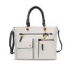 MKF Collection Julia Vegan Leather Color-block Women’s Satchel Bag by Mia k - 2 of 4